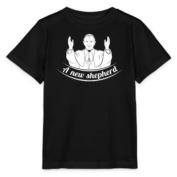 Ein Neuer Hirte - Stanley/Stella Kinder T-Shirt MINI CREATOR  - Schwarz - Vorne - Mikhail (115cm)