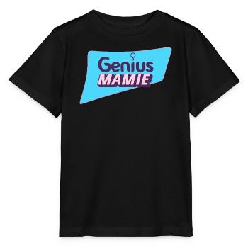 Genius Mamie - T-shirt bio MINI CREATOR Stanley/Stella Enfant - noir - Devant - Mikhail (115cm)