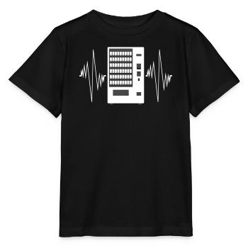 Snackautomat Tastatur Puls - Stanley/Stella Kinder T-Shirt MINI CREATOR  - Schwarz - Vorne - Mikhail (115cm)