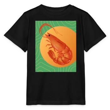 Maximalist Shrimp - Stanley/Stella Kinder T-Shirt MINI CREATOR  - Schwarz - Vorne - Mikhail (115cm)