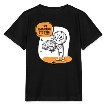 Brain. Some Assembly Required. - Stanley/Stella MINI CREATOR Kids’ T-Shirt - black - Front - Mikhail (115cm)