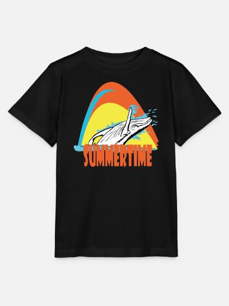 Buckelwal - Stanley/Stella Kinder T-Shirt MINI CREATOR  - Schwarz