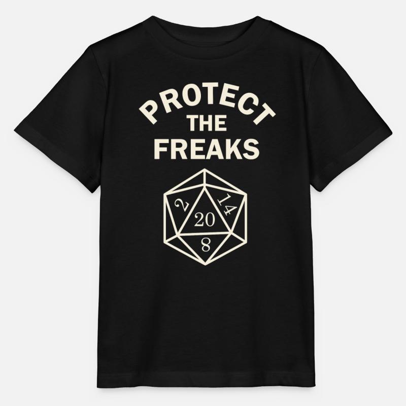 Protect the Freaks - T-shirt bio MINI CREATOR Stanley/Stella Enfant - noir