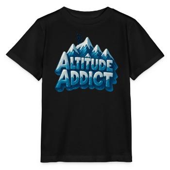 Accro de l’altitude - T-shirt bio MINI CREATOR Stanley/Stella Enfant - noir - Devant - Mikhail (115cm)