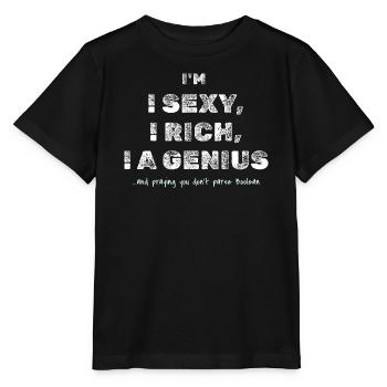 Blague booléenne - T-shirt de développement drôle - T-shirt bio MINI CREATOR Stanley/Stella Enfant - noir - Devant - Mikhail (115cm)