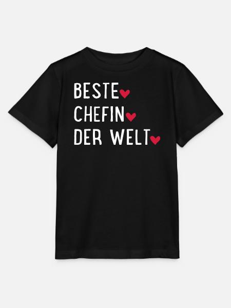 Beste Chefin der Welt - Stanley/Stella Kinder T-Shirt MINI CREATOR - Schwarz