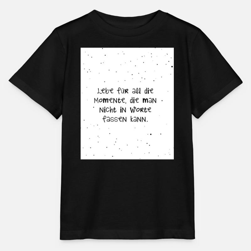 Citations inspirantes dans la conception de l’écriture manuscrite - T-shirt bio MINI CREATOR Stanley/Stella Enfant - noir