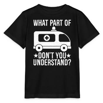 quelle partie de ne comprenez-vous pas - T-shirt bio MINI CREATOR Stanley/Stella Enfant - noir - Devant - Mikhail (115cm)