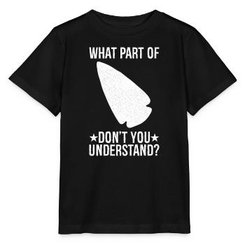 quelle partie de ne comprenez-vous pas - T-shirt bio MINI CREATOR Stanley/Stella Enfant - noir - Devant - Mikhail (115cm)