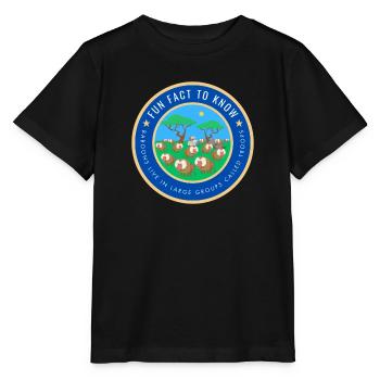 Baboons live in large groups called troops - Stanley/Stella MINI CREATOR Kids’ T-Shirt - black - Front - Mikhail (115cm)