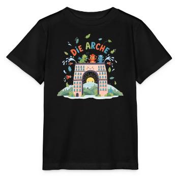 Die Arche der Freude - Stanley/Stella Kinder T-Shirt MINI CREATOR  - Schwarz - Vorne - Mikhail (115cm)