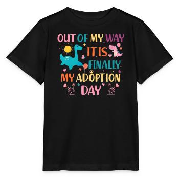 Illustration de fête de jour de jouet - T-shirt bio MINI CREATOR Stanley/Stella Enfant - noir - Devant - Mikhail (115cm)