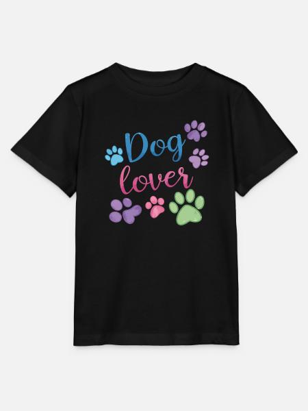 Hundeliebhaber - Stanley/Stella Kinder T-Shirt MINI CREATOR - Schwarz