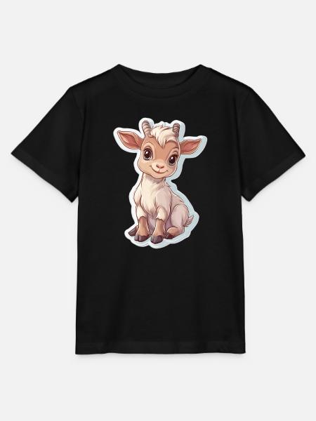 Ziege - Stanley/Stella Kinder T-Shirt MINI CREATOR  - Schwarz