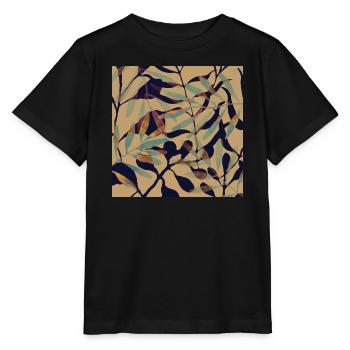 Roasted leaves - Stanley/Stella MINI CREATOR Kids’ T-Shirt - black - Front - Mikhail (115cm)