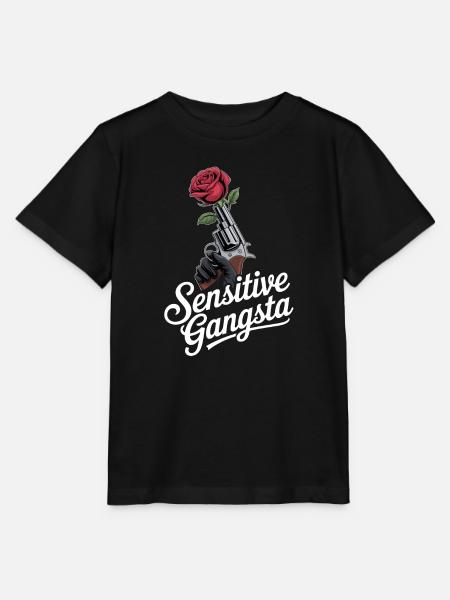 Sensibler Gangsta - Stanley/Stella Kinder T-Shirt MINI CREATOR - Schwarz