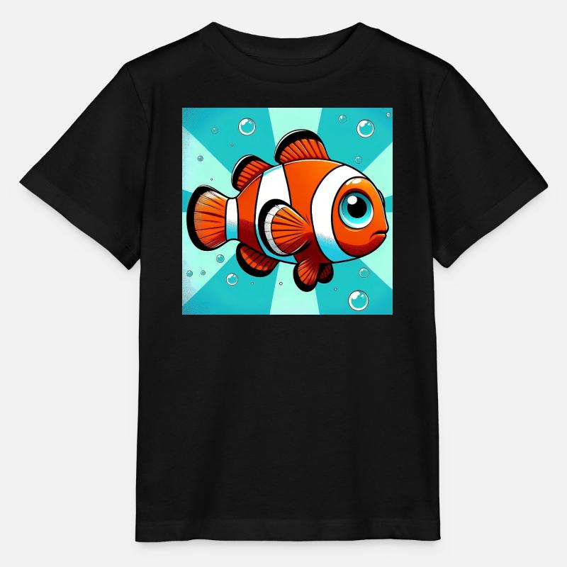 Clownfisch - Stanley/Stella Kinder T-Shirt MINI CREATOR  - Schwarz