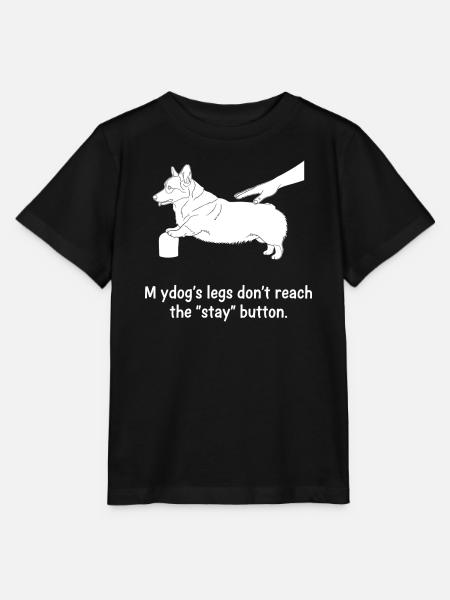 Der Bleib-Knopf - Stanley/Stella Kinder T-Shirt MINI CREATOR - Schwarz