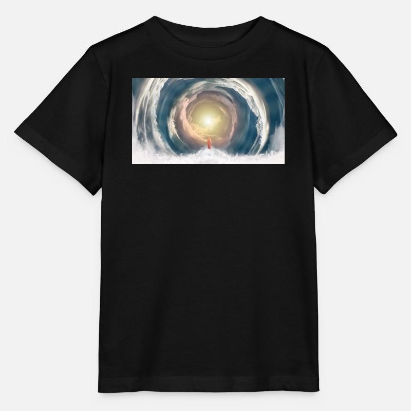 Faisceau de lumière céleste - T-shirt bio MINI CREATOR Stanley/Stella Enfant - noir