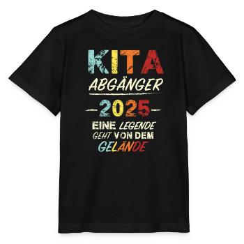 Daycare Graduates 2025: A Legend Leaves the Grounds - Stanley/Stella MINI CREATOR Kids’ T-Shirt - black - Front - Mikhail (115cm)