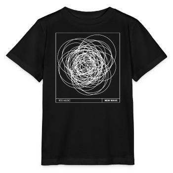 New Wave-Plakatdesign - Stanley/Stella Kinder T-Shirt MINI CREATOR  - Schwarz - Vorne - Mikhail (115cm)