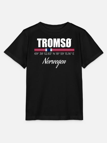 TROMSØ - Stanley/Stella Kinder T-Shirt MINI CREATOR  - Schwarz