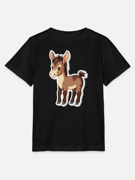 Esel - Stanley/Stella Kinder T-Shirt MINI CREATOR - Schwarz