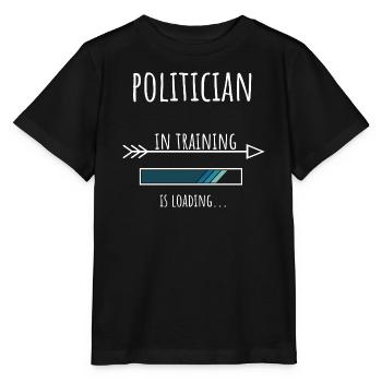 Politician Gift Profession Education Politics - Stanley/Stella MINI CREATOR Kids’ T-Shirt - black - Front - Mikhail (115cm)