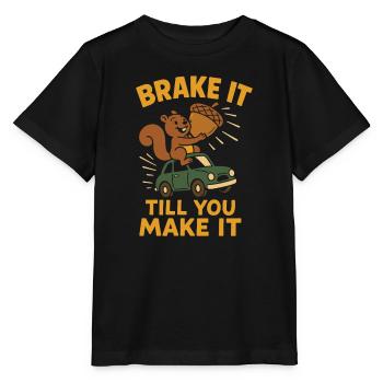 Funny Animal Lovers Squirrel Humor Wildlife - Stanley/Stella MINI CREATOR Kids’ T-Shirt - black - Front - Mikhail (115cm)