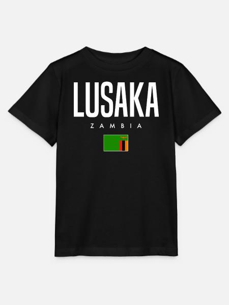 Lusaka Sambia - Stanley/Stella Kinder T-Shirt MINI CREATOR - Schwarz