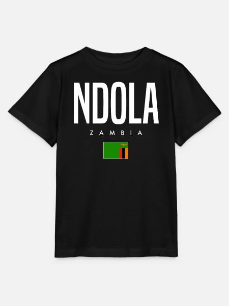 Ndola Sambia - Stanley/Stella Kinder T-Shirt MINI CREATOR - Schwarz