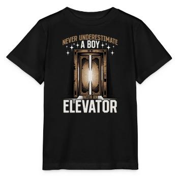 Elevator toddler & kids - Stanley/Stella MINI CREATOR Kids’ T-Shirt - black - Front - Mikhail (115cm)