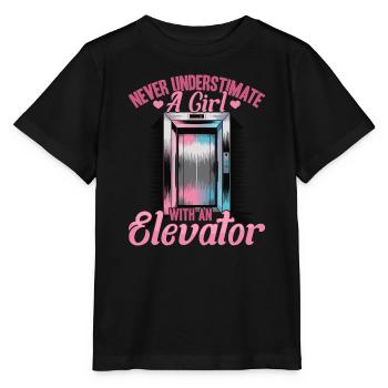 Elevator toddler & kids - Stanley/Stella MINI CREATOR Kids’ T-Shirt - black - Front - Mikhail (115cm)