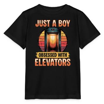 Elevator toddler & kids - Stanley/Stella MINI CREATOR Kids’ T-Shirt - black - Front - Mikhail (115cm)