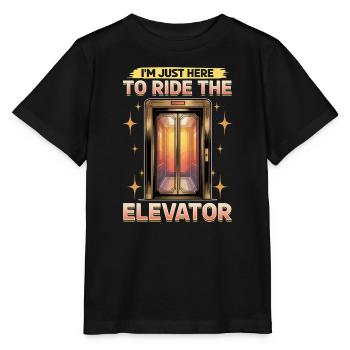 Elevator toddler & kids - Stanley/Stella MINI CREATOR Kids’ T-Shirt - black - Front - Mikhail (115cm)
