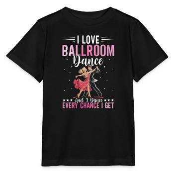 Ballroom Tänzer Liebhaber Tanzen Tanzschule - Stanley/Stella Kinder T-Shirt MINI CREATOR  - Schwarz - Vorne - Mikhail (115cm)