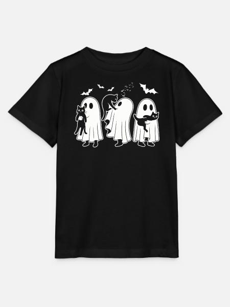 Halloween Cat Lovers - Stanley/Stella Kinder T-Shirt MINI CREATOR - Schwarz