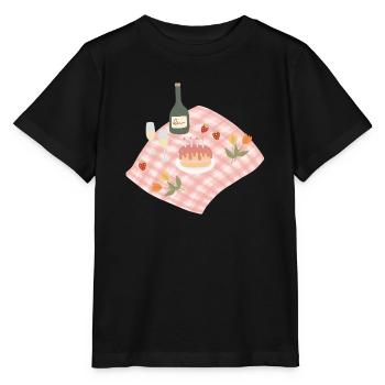 Feier Picknick Party Design - Stanley/Stella Kinder T-Shirt MINI CREATOR  - Schwarz - Vorne - Mikhail (115cm)
