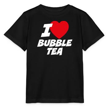 Ich liebe Bubble Tea - Stanley/Stella Kinder T-Shirt MINI CREATOR  - Schwarz - Vorne - Mikhail (115cm)