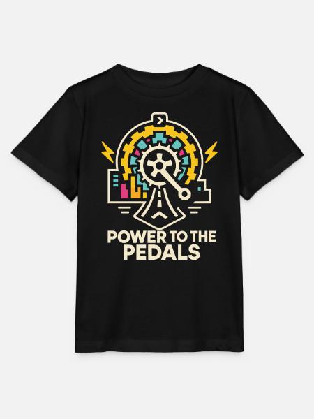 Futuristisches Fahrrad-Design mit Leuchtelementen - Stanley/Stella Kinder T-Shirt MINI CREATOR - Schwarz
