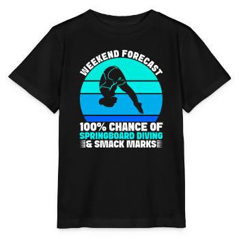 Kunstspringen Turmspringer Sprungbrett - Stanley/Stella Kinder T-Shirt MINI CREATOR  - Schwarz - Vorne - Mikhail (115cm)