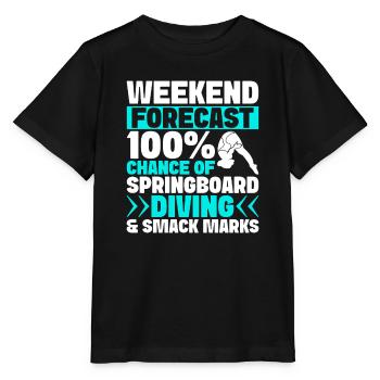 Kunstspringen Turmspringer Sprungbrett - Stanley/Stella Kinder T-Shirt MINI CREATOR  - Schwarz - Vorne - Mikhail (115cm)