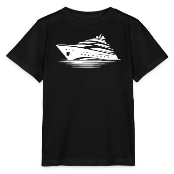 Luxus auf den Wellen Kreuzfahrtträume Urlaub - Stanley/Stella Kinder T-Shirt MINI CREATOR  - Schwarz - Vorne - Mikhail (115cm)