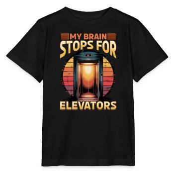 Elevator toddler & kids - Stanley/Stella MINI CREATOR Kids’ T-Shirt - black - Front - Mikhail (115cm)