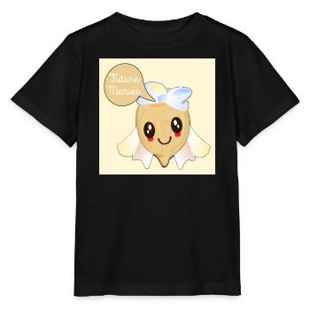 Future Mariée Pois Chiches - T-shirt bio MINI CREATOR Stanley/Stella Enfant - noir - Devant - Mikhail (115cm)