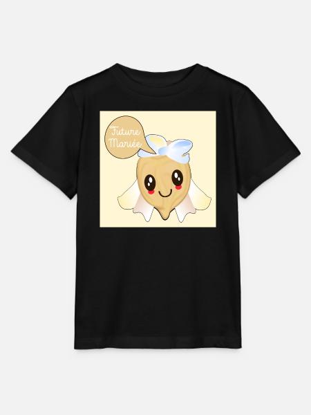 Zukünftige Kichererbsenbraut - Stanley/Stella Kinder T-Shirt MINI CREATOR  - Schwarz