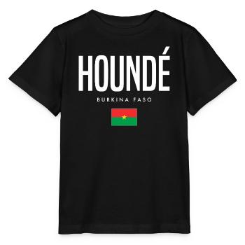 Houndé Burkina Faso - T-shirt bio MINI CREATOR Stanley/Stella Enfant - noir - Devant - Mikhail (115cm)