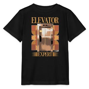 Elevator toddler & kids - Stanley/Stella MINI CREATOR Kids’ T-Shirt - black - Front - Mikhail (115cm)