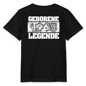 1963 - Stanley/Stella Kinder T-Shirt MINI CREATOR  - Schwarz - Vorne - Mikhail (115cm)