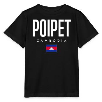Poipet Kambodscha Khmer - Stanley/Stella Kinder T-Shirt MINI CREATOR  - Schwarz - Vorne - Mikhail (115cm)